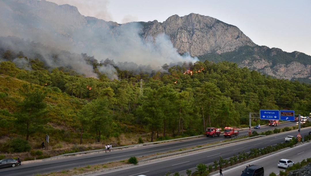 Turizm cenneti Kemer’de orman yangını