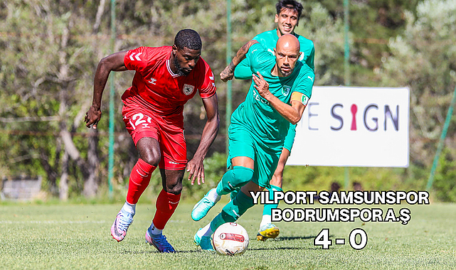 Yılport Samsunspor, Bodrum’u 4-0’la geçti