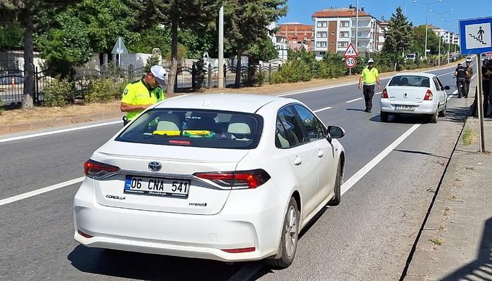 Samsun’da trafik denetimlerinde 34 sürücüye ceza kesildi