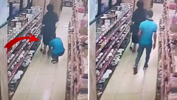 Bulun bu sapığı! Market çalışanı müşterinin etek altı fotoğrafını çekti