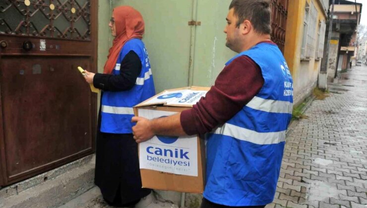 Canik Belediyesi Sosyal Yardım Çalışmalarını Sürdürüyor