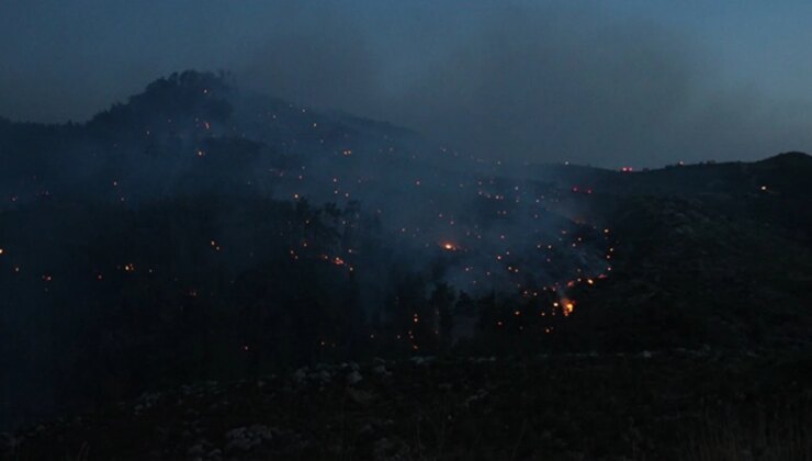 İzmir ve Bolu’daki orman yangınına havadan ve karadan müdahale devam ediyor