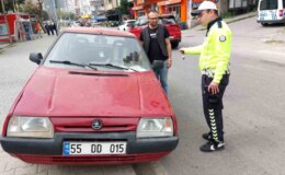 Samsun’da otomobilin çarptığı yaya yaralandı