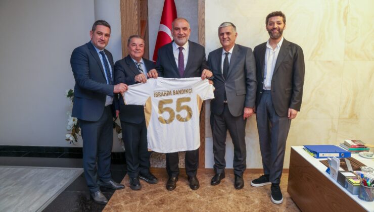 Samsunspor’dan Başkan İbrahim Sandıkçı’ya Ziyaret