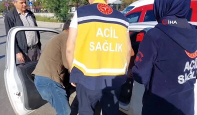 Samsun’da kavşakta iki araç çarpıştı: 2 yaralı