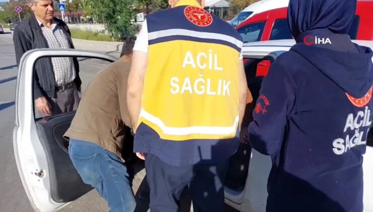 Samsun’da kavşakta iki araç çarpıştı: 2 yaralı