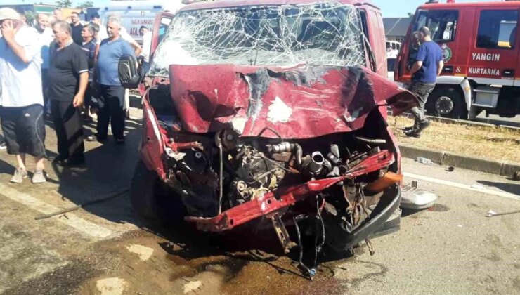 Samsun’da trafik kazası: 1 ölü, 2 ağır yaralı